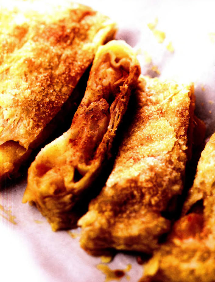 Feuilleté aux pommes et à la cannelle
