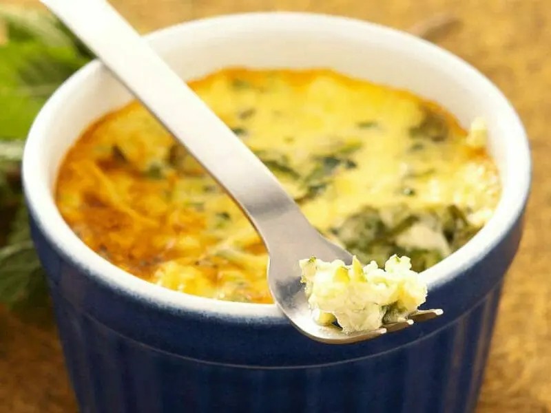 Flan de courgettes