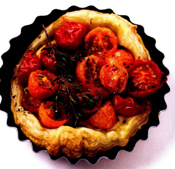 Tartelettes tomates cerise moutarde
