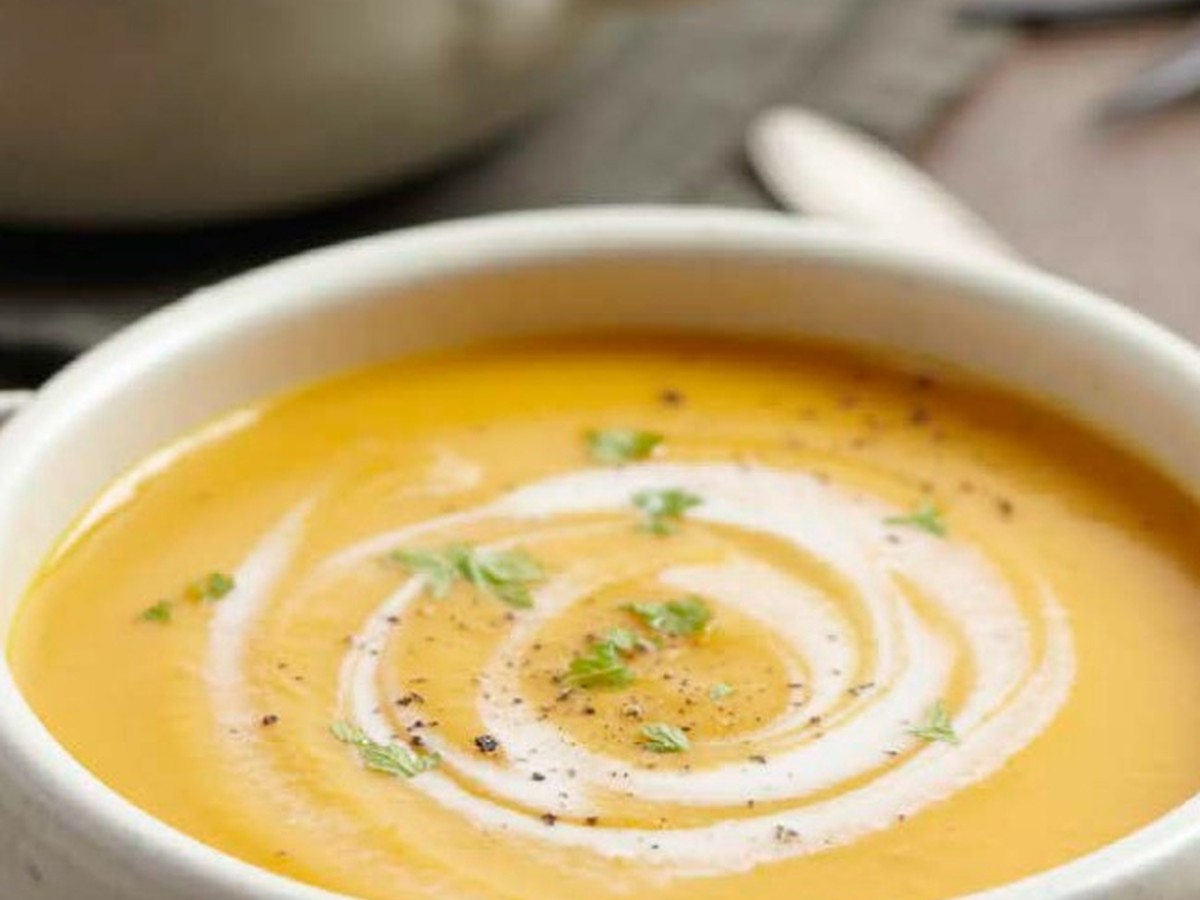 Velouté de butternut et patate douce